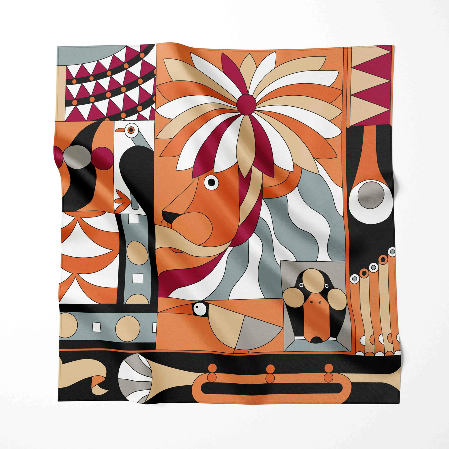 Tropicalia Satin Scarf