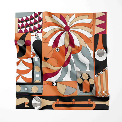 Tropicalia Satin Scarf