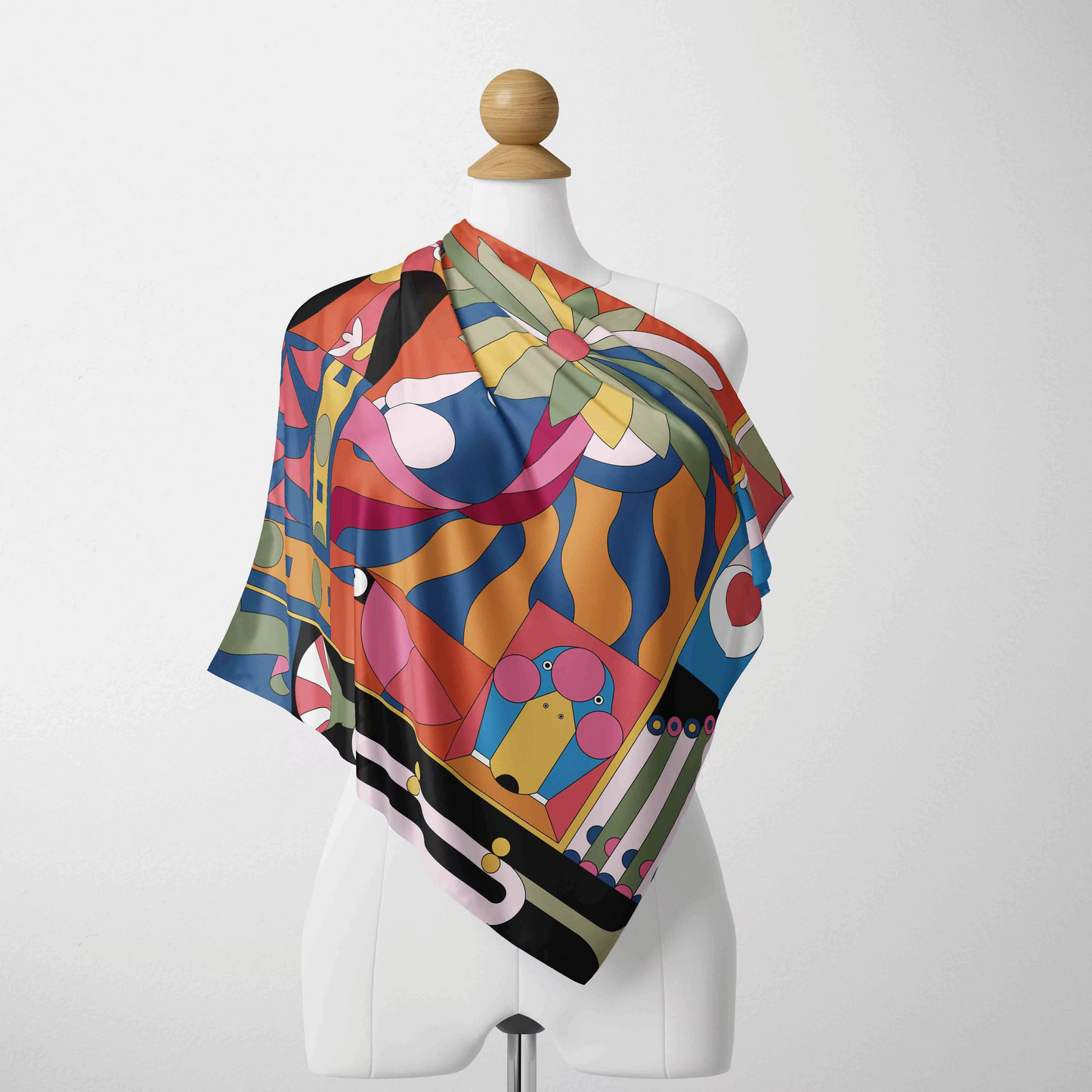 Tropicalia Satin Scarf